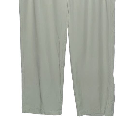 Free People 10 Womens Alfalfa Green Falling Out Trouser Twill Straight Leg - Picture 6 of 10